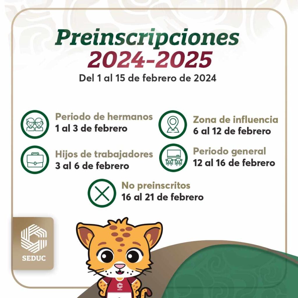 SEDUC inscripciones 2024