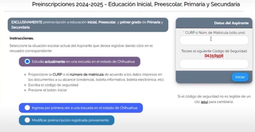 ¿Cómo saber en qué escuela de Chihuahua quedó mi hijo 2024?